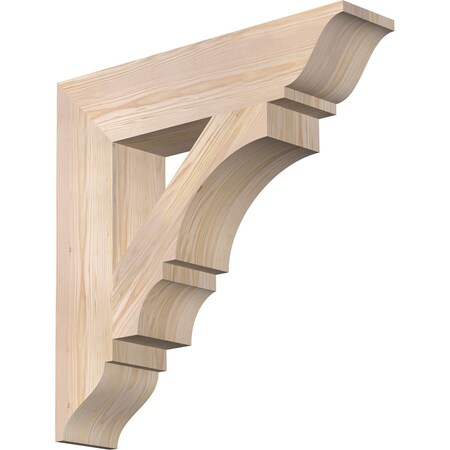 Ekena Millwork Balboa Traditional Smooth Bracket, Douglas Fir, 5 1/2"W x 26"D x 26"H BKT06X26X26BOA01SDF